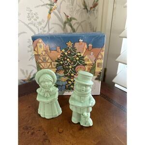 Vintage Avon Christmas Carolers Two Special Occasion Fragranced Soaps In Box